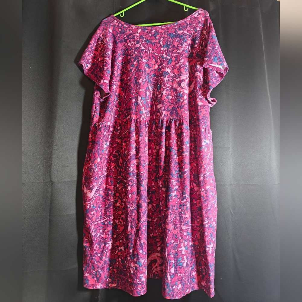 Lularoe Heidi Babydoll Dress Pockets 2XL - Picture 2 of 4